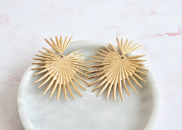 the firestarter | gold earrings